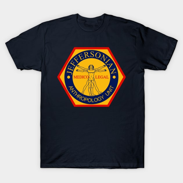 Jeffersonian Badge T-Shirt by BradyRain